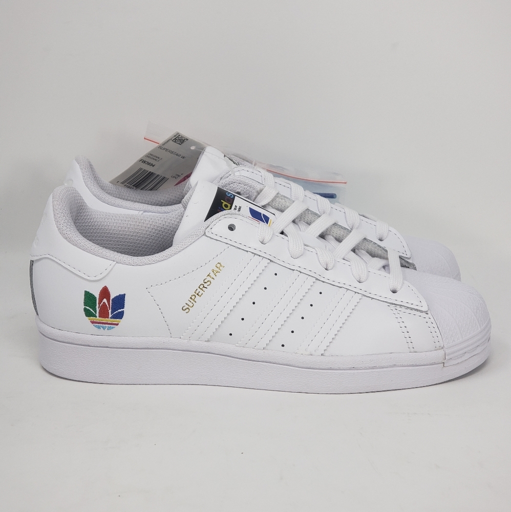 Adidas Womens Superstar Real Magenta FW3654 Sz 5.5